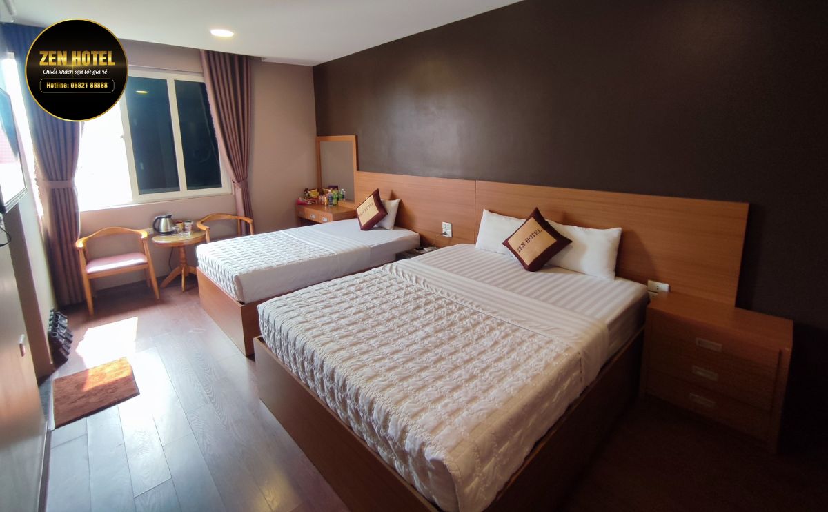 Chuỗi khách sạn giá rẻ tại Vĩnh Phúc - Zen Hotel Không gian rộng rãi, sang trọng (2)