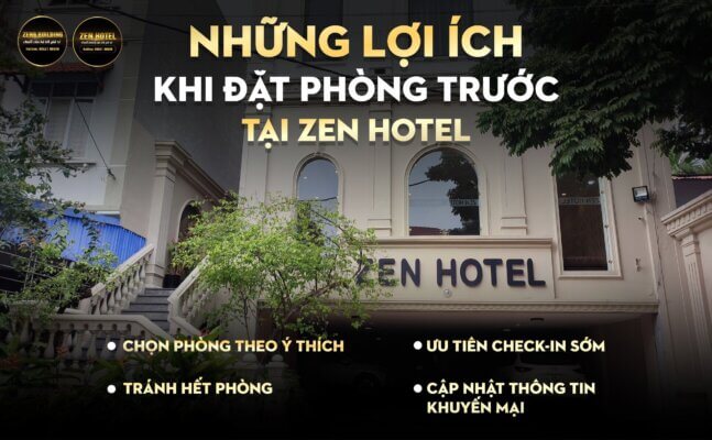 Những lợi ích khi đặt phòng trước tại Zen Hotel Vĩnh Yên